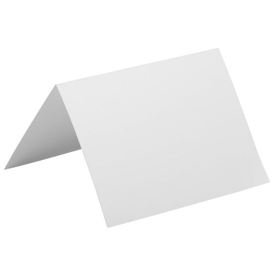 Picture of JAM Paper Note Cards, Fold-Over, 4 5/8in x 6 1/4in, White, Pack Of 25