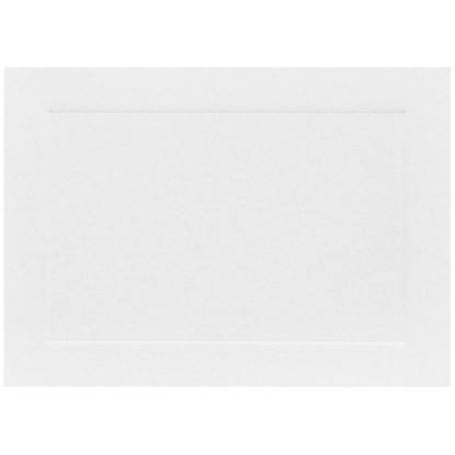 Picture of JAM Paper Blank Cards, 3 1/2in x 4 7/8in, With Panel Border, White, Pack Of 100