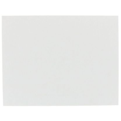 Picture of JAM Paper Blank Note Cards, 4 1/4in x 5 1/2in, White, Pack Of 100