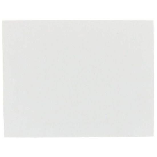 Picture of JAM Paper Blank Note Cards, 4 1/4in x 5 1/2in, White, Pack Of 100