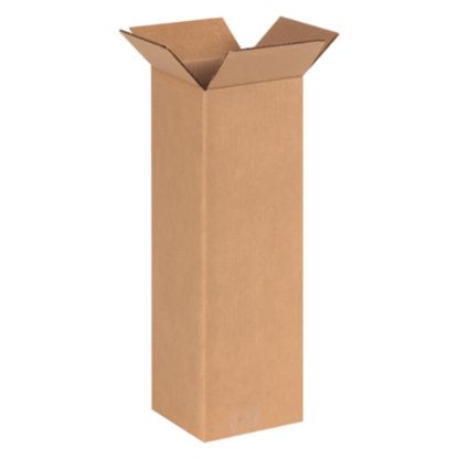 Picture of Partners Brand Tall Corrugated Boxes 6in x 6in x 20in, Bundle of 25