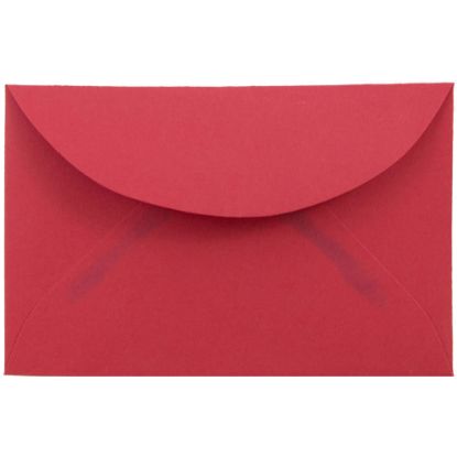 Picture of JAM PAPER 3Drug Mini Premium Colored Envelopes, 2 5/16 x 3 5/8, Red Recycled, 25/Pack