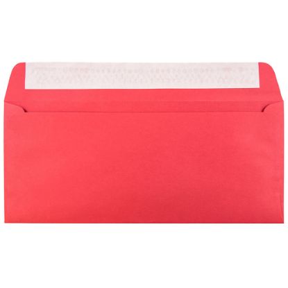 Picture of JAM PAPER #10 Business Colored Envelopes With Peel And Seal Closure, 4 1/8in x 9 1/2in, Red, Pack Of 25