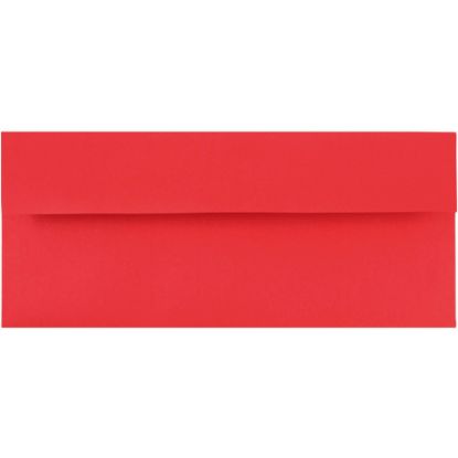 Picture of JAM PAPER #10 Business Colored Envelopes, 4 1/8 x 9 1/2, Red Recycled, 25/Pack