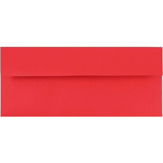 Picture of JAM PAPER #10 Business Colored Envelopes, 4 1/8 x 9 1/2, Red Recycled, 25/Pack