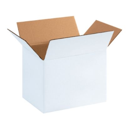 Picture of Partners Brand White Corrugated Boxes 11 1/4in x 8 3/4in x 12in, Bundle of 25