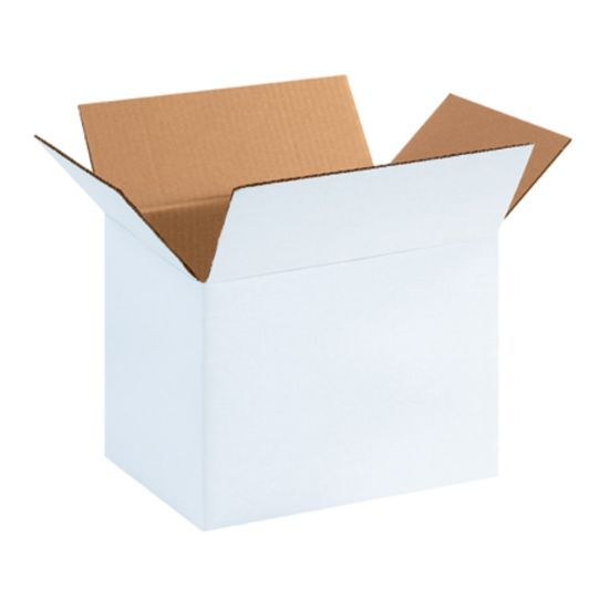 Picture of Partners Brand White Corrugated Boxes 11 1/4in x 8 3/4in x 12in, Bundle of 25