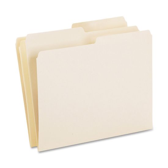 Picture of Oxford 1/2-Cut File Folders, Letter Size, Manila, Box Of 100