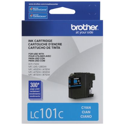 Picture of Brother LC101 Cyan Ink Cartridge, LC101-C