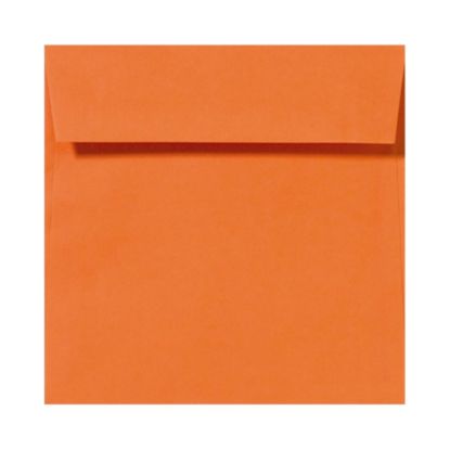 Picture of LUX Square Envelopes, 5 1/2in x 5 1/2in, Peel & Press Closure, Mandarin Orange, Pack Of 1,000