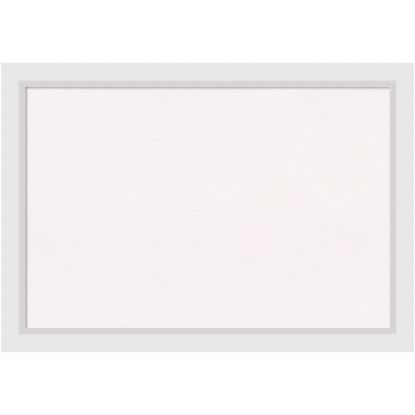 Picture of Amanti Art Cork Bulletin Board, 40in x 28in, White, Blanco White Wood Frame