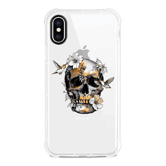 Picture of OTM Essentials Tough Edge Case For iPhone X/Xs, Hibiscus, OP-SP-Z129A