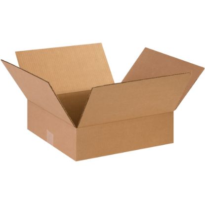 Picture of Partners Brand Flat Corrugated Boxes 14in x 14in x 3in, Bundle of 25