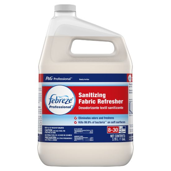 Picture of Febreze Professional Sanitizing Fabric Refresher Spray, Light Scent, 1 Gallon, Case Of 3 Bottles