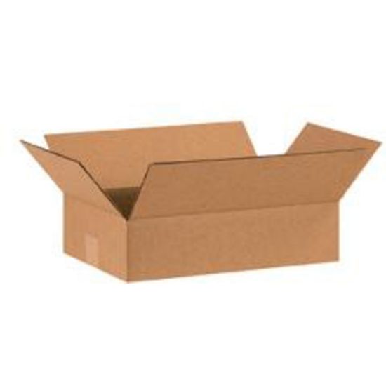 Picture of Partners Brand Flat Corrugated Boxes 15in x 10in x 4in, Bundle of 25