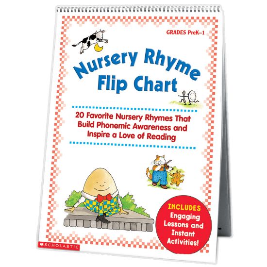 Picture of Scholastic Teacher Resources Nursery Rhyme Flip Chart, Grades Pre-K To 1