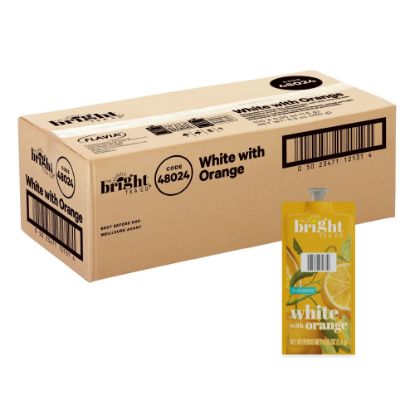 Picture of The Bright Tea Co. White With Orange Tea, Single-Serve Freshpacks, 0.25 Oz, Box Of 100