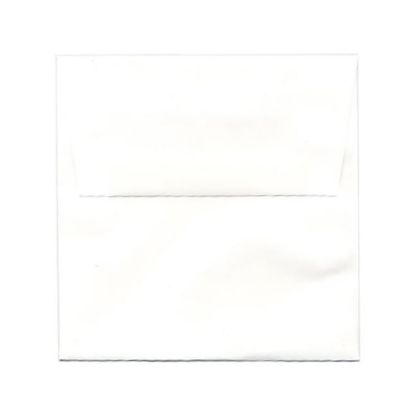 Picture of JAM Paper Strathmore Invitation Envelopes, 5 1/2in x 5 1/2in, Gummed Seal, White, Pack Of 25