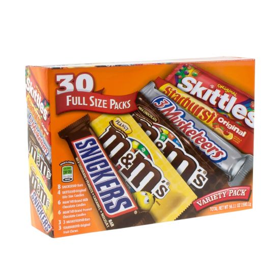 Picture of M&Ms Mars One Stop Variety Pack, Pack Of 30