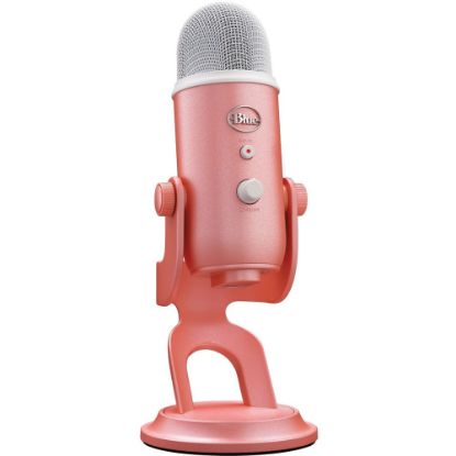 Picture of Blue Yeti Wired Microphone - Pink Dawn - Shock Mount, Desktop, Stand Mountable - USB