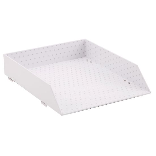 Picture of Realspace White Dot Stacking Letter Tray