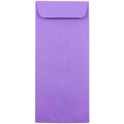 Picture of JAM Paper #10 Policy Envelopes, Gummed Seal, 30% Recycled, Violet Purple, Pack Of 25