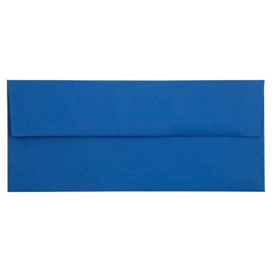 Picture of JAM PAPER #10 Business Premium Envelopes, 4 1/8 x 9 1/2, Presidential Blue, 25/Pack