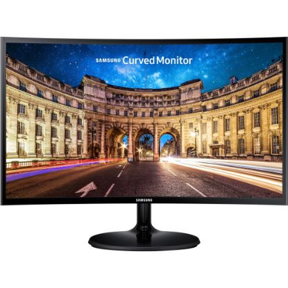 Picture of Samsung 390 Series 27in Full HD Curved Screen LED LCD Monitor, HDMI, VGA C27F390