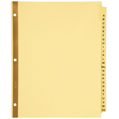 Picture of Avery Laminated Preprinted Dividers, A-Z Tabs, 8 1/2in x 11in, Set Of 25