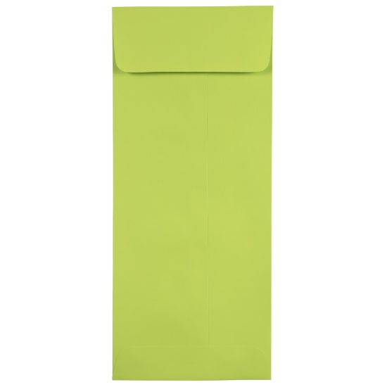 Picture of JAM PAPER #12 Policy Business Colored Envelopes, 4 3/4 x 11, Ultra Lime Green, 25/Pack