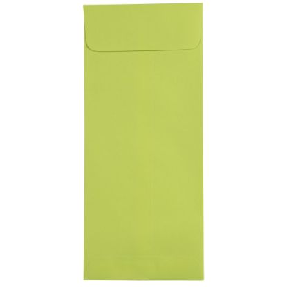 Picture of JAM PAPER #14 Policy Business Colored Envelopes, 5 x 11 1/2, Ultra Lime Green, 25/Pack