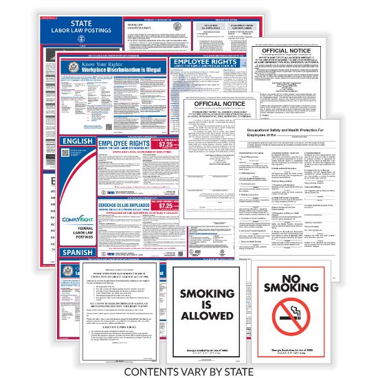 Picture of ComplyRight Public Sector Federal (Bilingual) And State (English) Poster Set, Minnesota