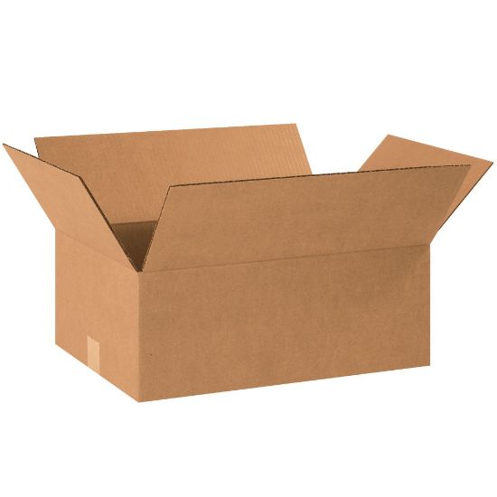 Picture of Partners Brand Corrugated Boxes 18in x 12in x 7in, Kraft, Bundle of 25