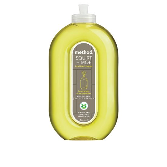 Picture of Method Squirt And Mop All Floor Cleaner, Lemon Ginger Scent, 25 Oz Bottle