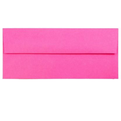 Picture of JAM PAPER #10 Business Colored Envelopes, 4 1/8 x 9 1/2, Ultra Fuchsia Hot Pink, 25/Pack