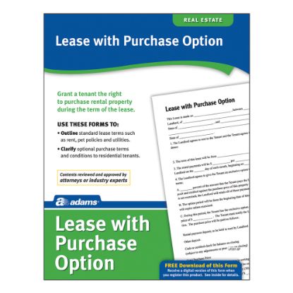 Picture of Adams Lease With Purchase Option