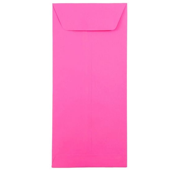 Picture of JAM Paper Policy Envelopes, #12, Gummed Seal, Ultra Fuchsia Pink, Pack Of 25