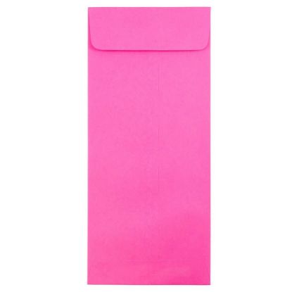 Picture of JAM Paper Policy Envelopes, #14, Gummed Seal, Ultra Fuchsia Pink, Pack Of 25