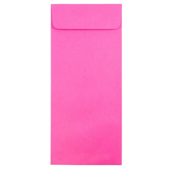 Picture of JAM Paper Policy Envelopes, #14, Gummed Seal, Ultra Fuchsia Pink, Pack Of 25