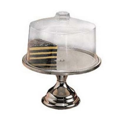 Picture of American Metalcraft Stainless Steel Cake Stand Set, 6-3/4in x 13-1/2in