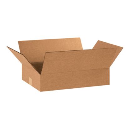 Picture of Partners Brand Flat Corrugated Boxes 20in x 12in x 4in, Bundle of 25