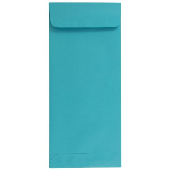 Picture of JAM Paper #10 Policy Envelopes, Gummed Seal, 30% Recycled, Sea Blue, Pack Of 25