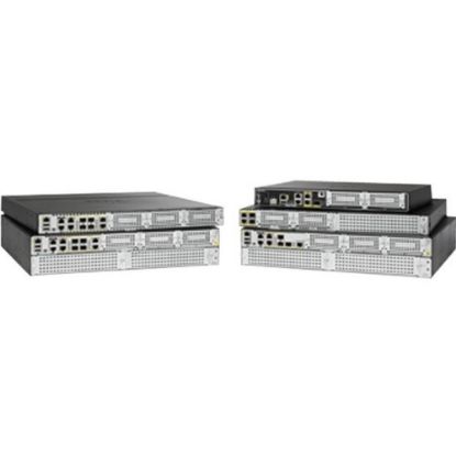 Picture of Cisco 4431 Router - 4 Ports - Management Port - 8 - Gigabit Ethernet - 1U - Rack-mountable, Wall Mountable