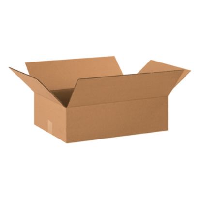 Picture of Partners Brand Flat Corrugated Boxes 20in x 15in x 6in, Bundle of 25