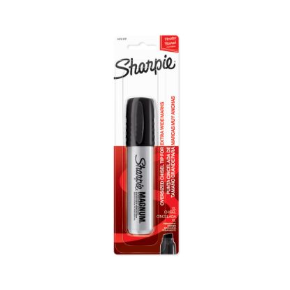 Picture of Sharpie Magnum Permanent Marker, Black, Carded Packaging