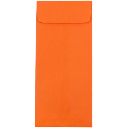 Picture of JAM Paper Policy Envelopes, #11, Gummed Seal, 30% Recycled, Orange, Pack Of 25