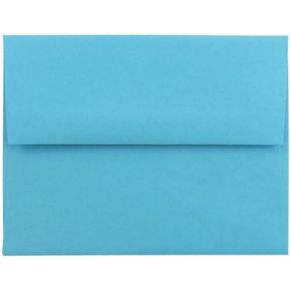 Picture of JAM Paper Booklet Invitation Envelopes, A2, Gummed Seal, 30% Recycled, Dark Blue, Pack Of 25