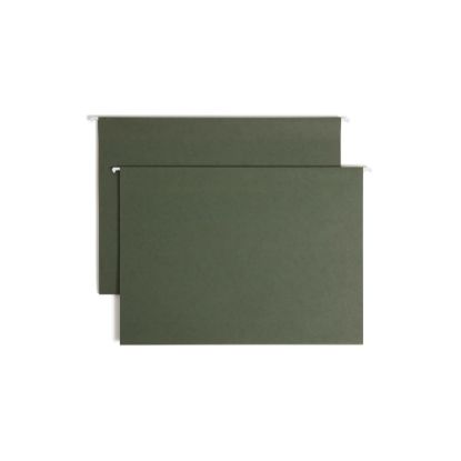 Picture of Smead Premium Box-Bottom Hanging File Folders, 3in Expansion, Legal Size, Standard Green, Box Of 25 Folders