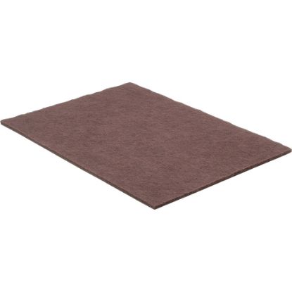 Picture of SKILCRAFT Floor Finish Surface Prep Pads - 10/Box - Rectangle - 14in Width - Scrubbing, Floor - Wood, Marble, Vinyl, Marble, Concrete, Terrazzo Floor - Long Lasting - Maroon