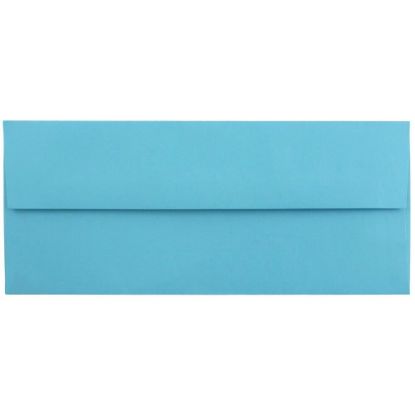 Picture of JAM PAPER #10 Business Colored Envelopes, 4 1/8 x 9 1/2, Blue Recycled, 25/Pack